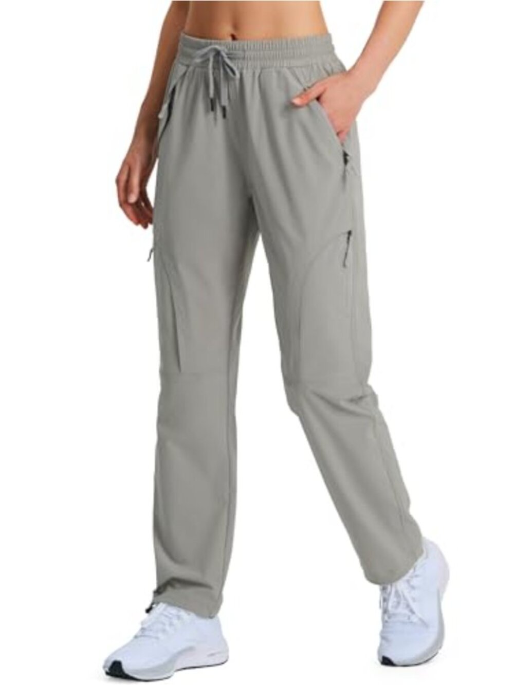 Women's Hiking Cargo Pants Quick Dry UPF 50 Water Resistant Zipper Pockets